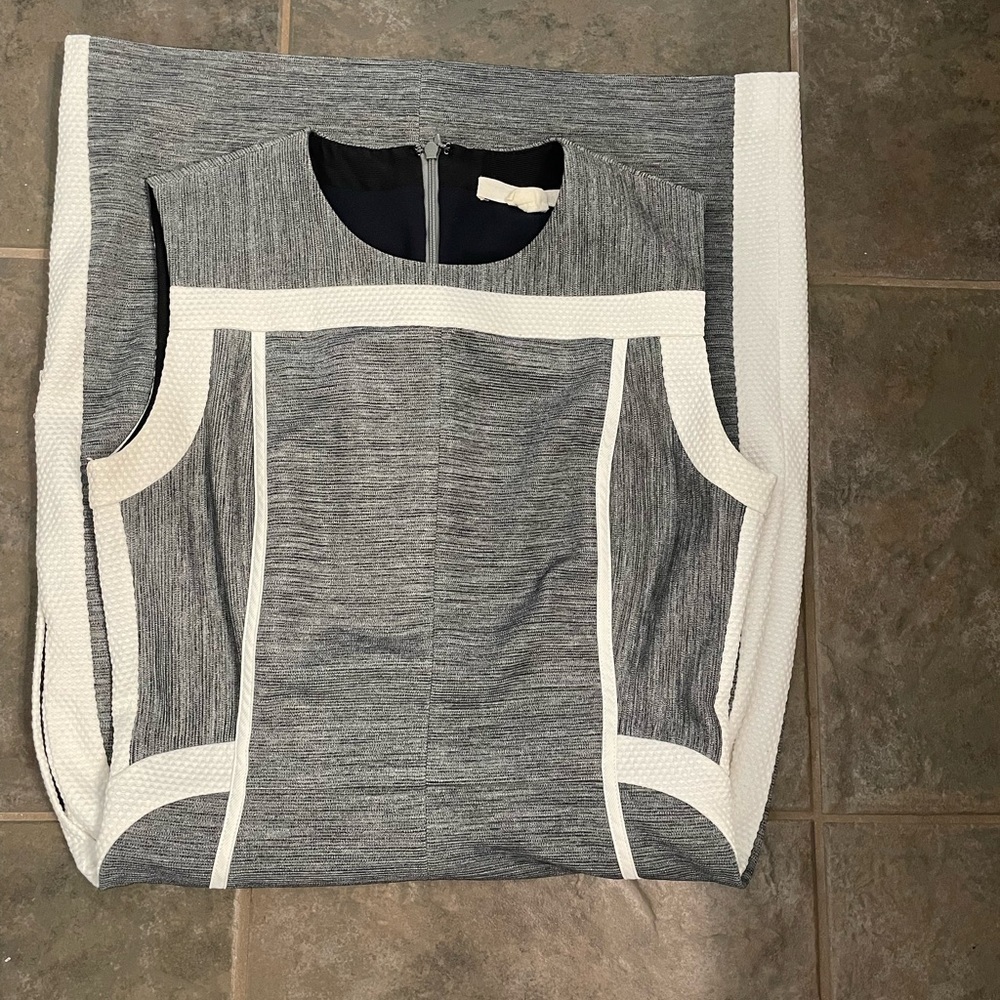 Women’s O’2nd Midi white and grey dress size 4 - Picture 7 of 7